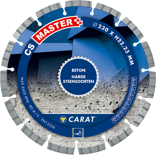 CARAT DIAMANTZAAG BETON Ø150x22,2MM CS MASTER