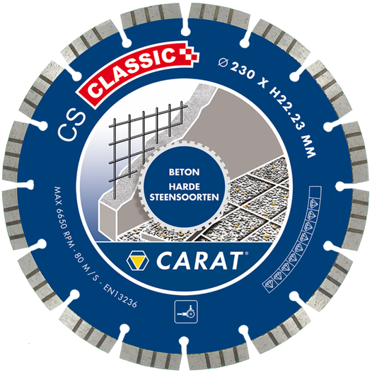 CARAT DIAMANTZAAG BETON Ø150x22,2MM CS CLASSIC
