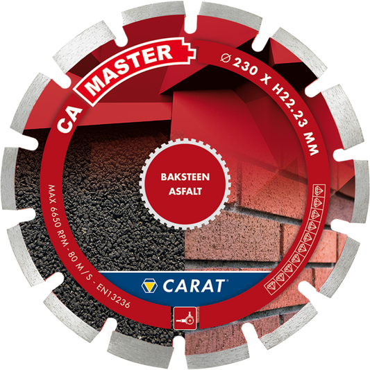 CARAT DIAMANTZAAG BAKSTEEN Ø150x22,2MM CA MASTER