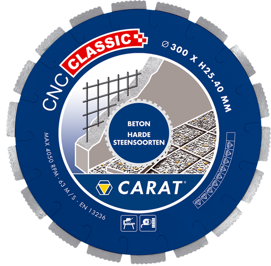 CARAT DIAMANTZAAG BETON Ø370x30MM CNC CLASSIC