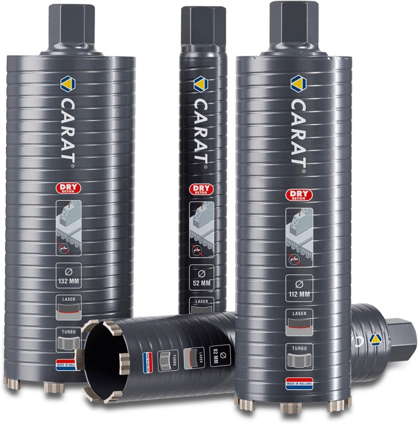 CARAT LASER DIAMANTBOOR DRY BETON Ø57x300x5/4"" UNC