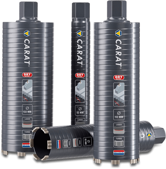 CARAT LASER DIAMANTBOOR DRY BETON Ø57x300x5/4"" UNC