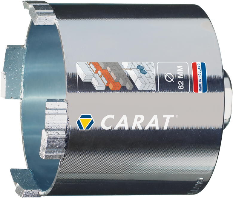 CARAT DUSTEC DOZENBOOR DROOG GEBRUIK Ø82x60xM16 PREMIUM