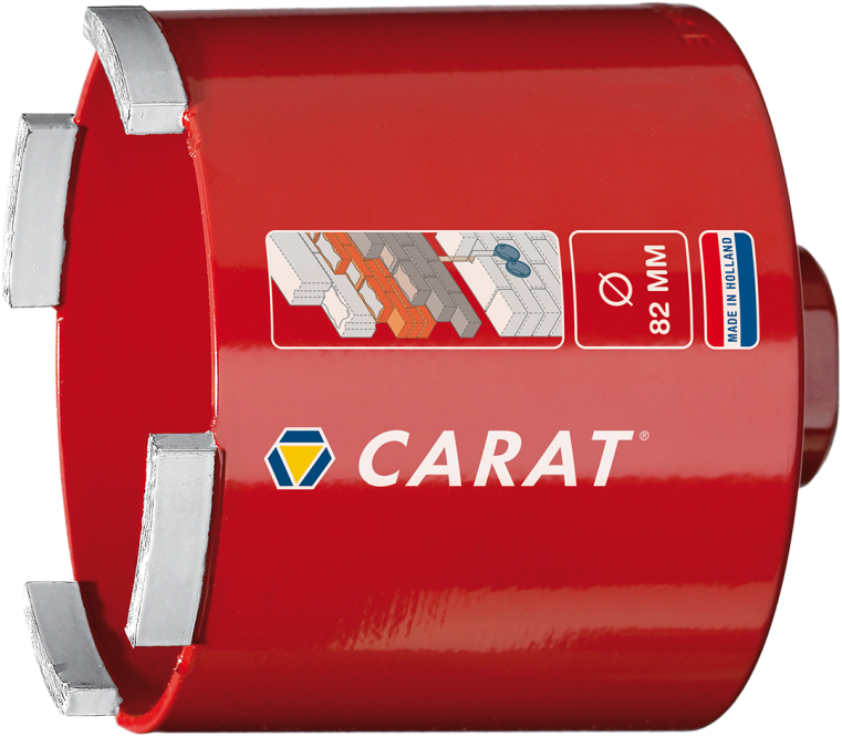 CARAT DUSTEC DOZENBOOR DROOG GEBRUIK Ø82x60xM16 ECO