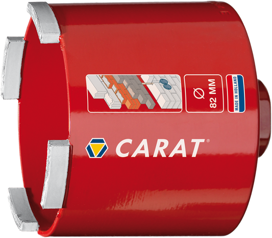 CARAT DUSTEC DOZENBOOR DROOG GEBRUIK Ø82x60xM16 ECO