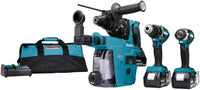 Makita DLX3106TW1 Combiset 18V 5.0Ah Li-ion met lader in Tas