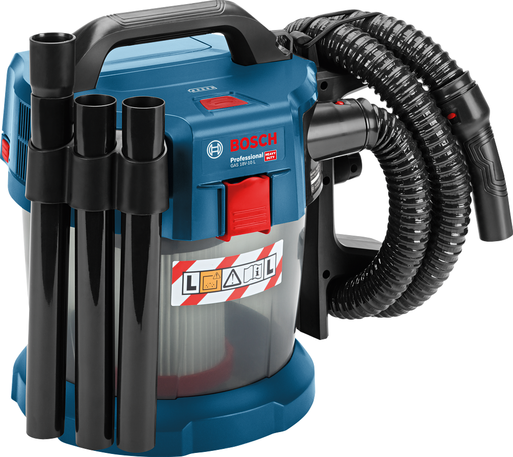 Bosch Professional GAS 18 V-10 L Premium Cordless Vacuum Cleaner 10L L-Class 18V Basic Body - 06019C6302