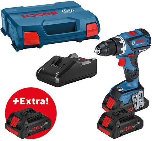 Bosch Professional GSR 18 V-60 C Cordless Drill/Screwdriver 18V 4.0Ah Li-ion in Case - 0615990L4R