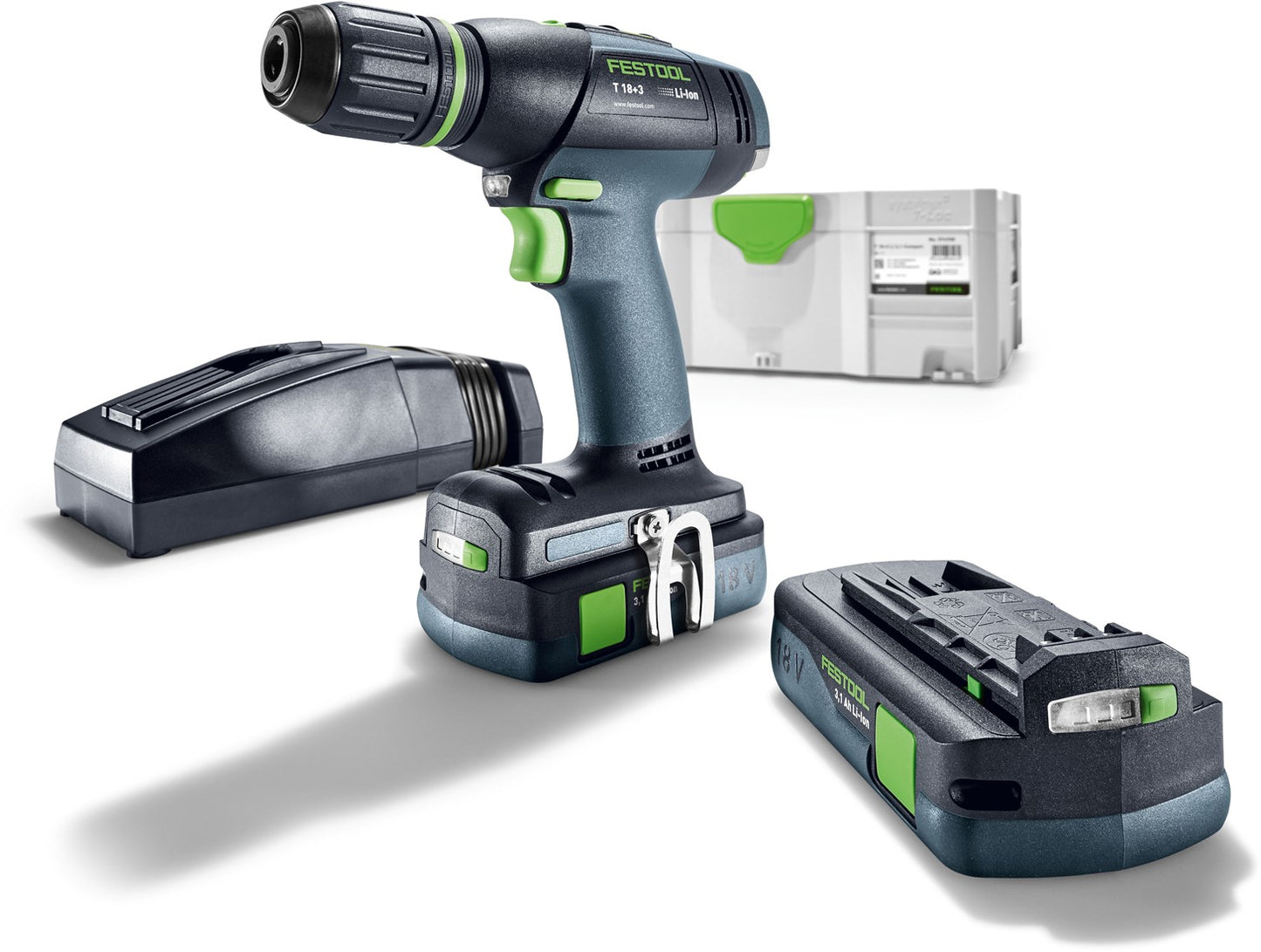 Festool T 18+3 Li 3.1-Com. S Cordless Drill Driver Limited Edition 575596