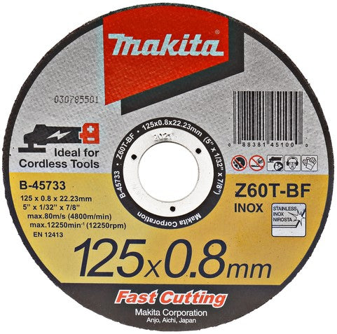Makita Trennscheibe 125x0,8x22,23mm Edelstahl B-45733