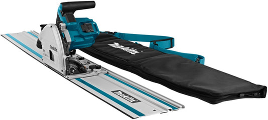 Makita DSP600ZJ2 Akku Tauchkreissäge 2x18V Loose Body in Mbox mit Führungsschiene und Tasche