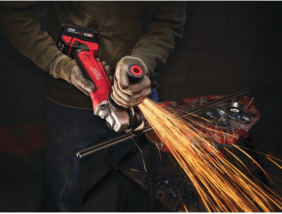 Milwaukee HD18 AG-115-0 Cordless Angle Grinder 115mm 18V Loose Body M18™ Heavy Duty - 4933411210