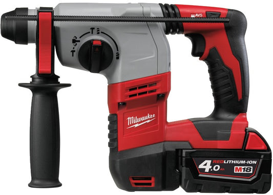 Milwaukee HD18 H-402C Accu Boorhamer SDS-Plus 18V 4.0Ah Li-Ion M18™ in koffer - 4933443468