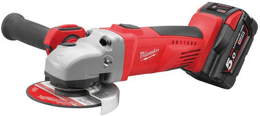 Milwaukee HD28 AG115-502X Akku-Winkelschleifer 28 V 5,0 Ah Li-Ion 115 mm M28™ in HD-Box – 4933448540