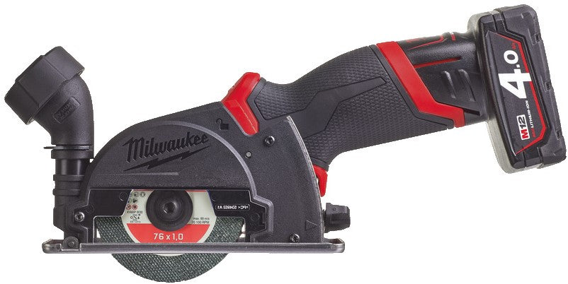 Milwaukee M12 FCOT-422X Accu Subcompacte Slijper 12V 2.0Ah & 4.0Ah Li-Ion M12 FUEL™ in HD Box - 4933464619