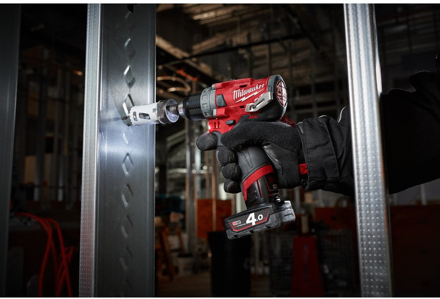 Milwaukee M12 FDD-402X Accu Compacte boorschroefmachine 12V 4.0Ah Li-Ion M12 FUEL™ in HD Box - 4933459818