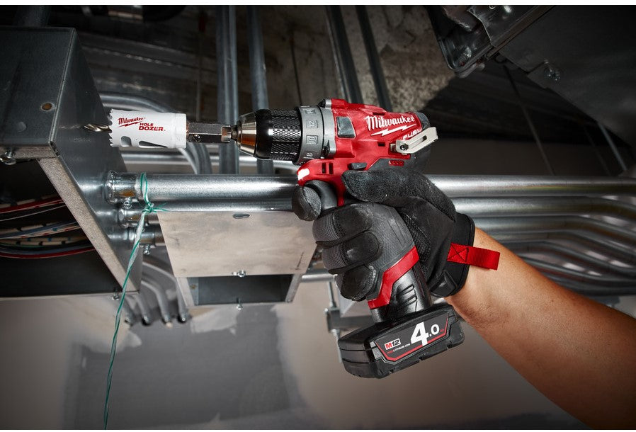 Milwaukee M12 FDD-402X Akku-Kompakt-Bohrschrauber 12 V 4,0 Ah Li-Ion M12 FUEL™ in HD-Box – 4933459818