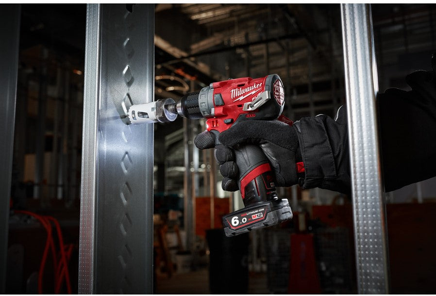 Milwaukee M12 FDD-602X Accu Compacte boorschroefmachine 12V 6.0Ah M12 FUEL™ in HD Box - 4933459820