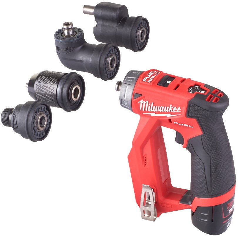 Milwaukee M12 FDDXKIT-202X Cordless Installation Drill 12V 2.0Ah Li-Ion M12 FUEL™ in HD Box - 4933464979