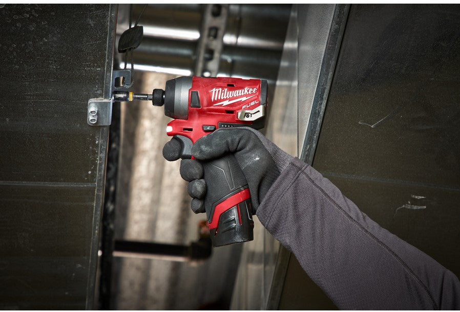 Milwaukee M12 FID-0 Batterie Kompakter Sechskant-Schlagschrauber 1/4 Zoll 12 V Loser Körper M12 FUEL™ - 4933459822