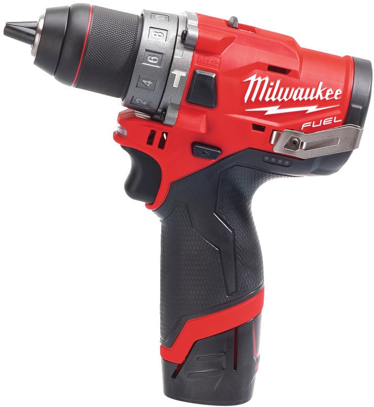 Milwaukee M12 FPD-202X Accu Slagboormachine 12V 2.0Ah M12 FUEL™ in HD Box - 4933459802