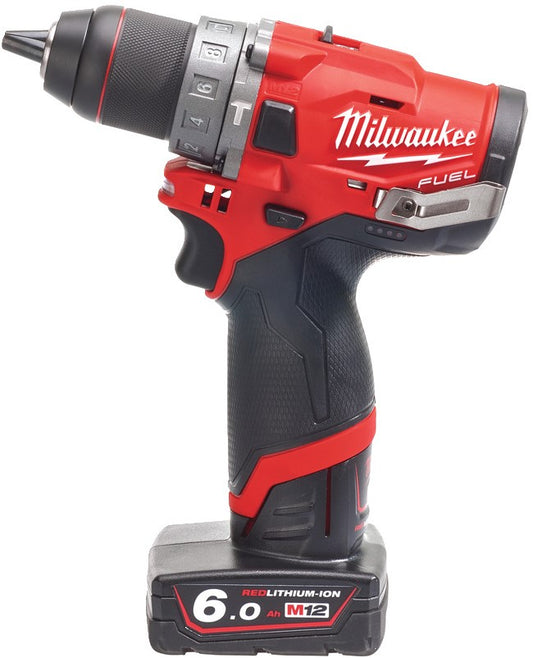 Milwaukee M12 FPD-602X Akku-Schlagbohrschrauber 12 V 6,0 Ah M12 FUEL™ in HD-Box – 4933459806