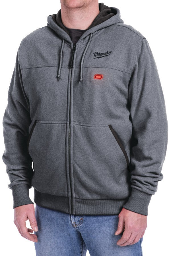 Milwaukee M12 HJ GREY3-0 (M) Accu Verwarmde Hoodie maat M 12V Losse Body M12™ - 4933464353