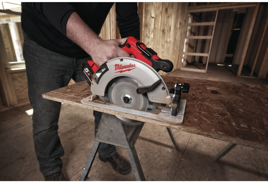 Milwaukee M18 BLCS66-502X Cordless Circular Saw 190mm for Wood &amp; Plastic 18V 5.0Ah Li-Ion M18™ in HD-Box- 4933464590