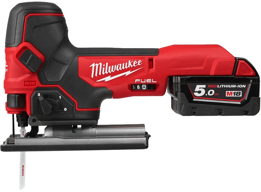 Milwaukee M18 FBJS-502X Cordless Jigsaw 18V 5.0Ah Li-Ion M18 FUEL™ in HD-Box - 4933464800