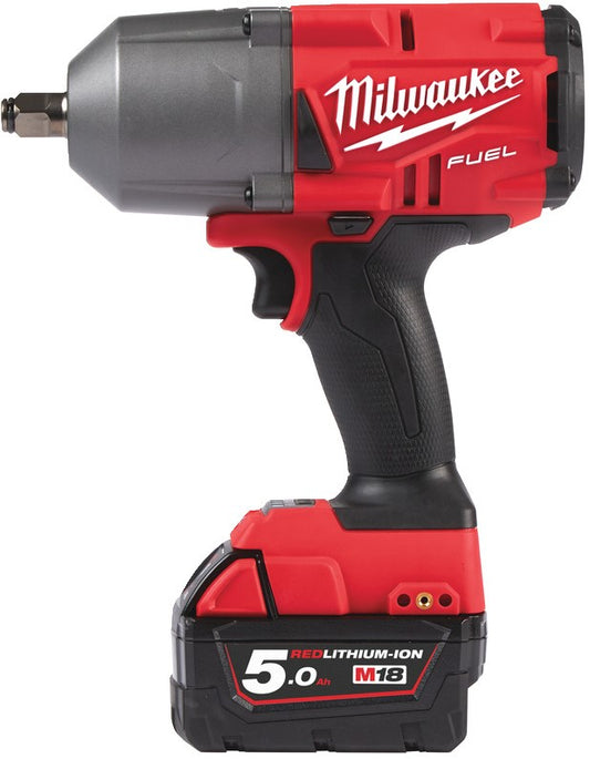 Milwaukee M18 FHIWF12-502X Accu Slagmoersleutel 1/2"" met frictiering 18V 5.0Ah Li-Ion M18 FUEL™ in HD-Box - 4933459696