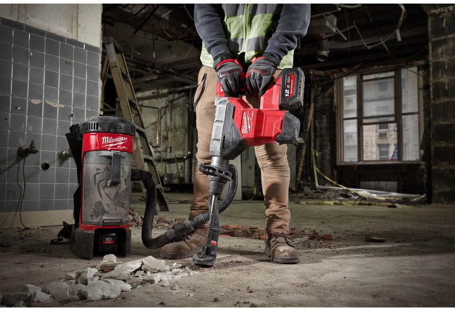 Milwaukee M18 FHM-121C Accu Boor- en breekhamer SDS-Max 8kg 18V 12.0Ah Li-Ion M18 FUEL™ ONE-KEY™ in koffer - 4933464894