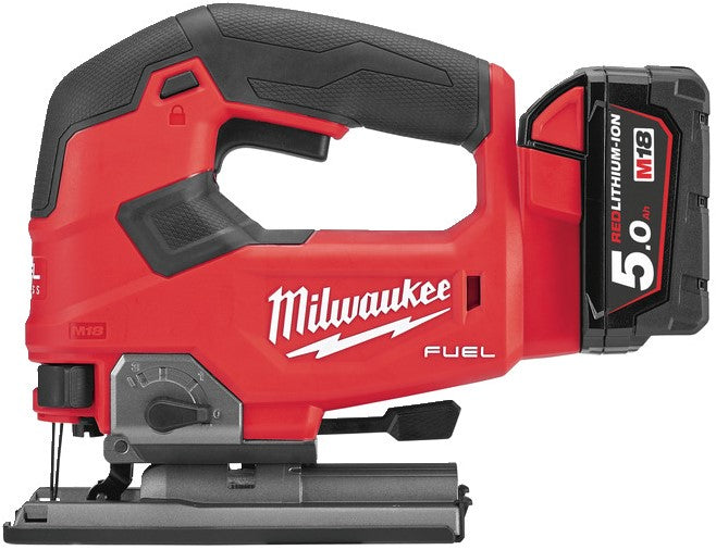 Milwaukee M18 FJS-502X Accu Decoupeerzaag 25mm 18V 5.0Ah Li-Ion M18 FUEL™ in HD-Box - 4933464727