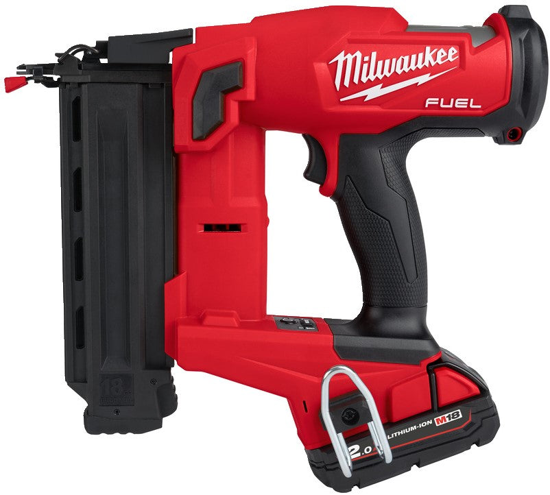 Milwaukee M18 FN18GS-202X Akku Finishing Stacker 18 GS 18V 2.0Ah Li-Ion M18 FUEL™ in HD-Box - 4933471407