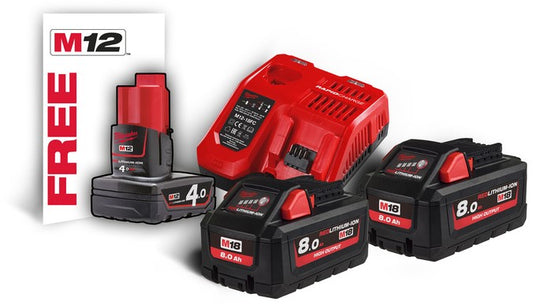 Milwaukee M18 HNRG-802 Battery Pack 18V 8.0Ah Li-Ion M18™ - 4933471073