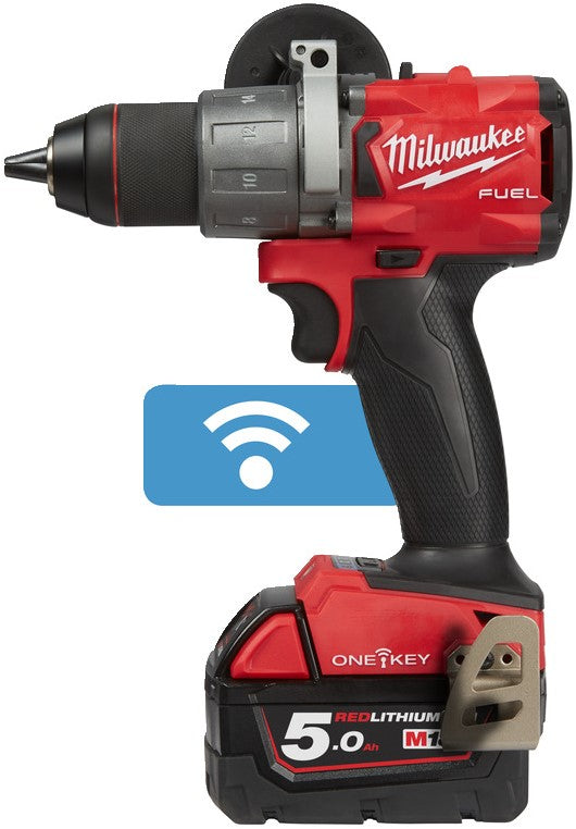 Milwaukee M18 ONEDD2-502X Accu Schroefboormachine 18V 5.0Ah Li-Ion M18 FUEL™ ONE-KEY™ in HD-Box - 4933464525