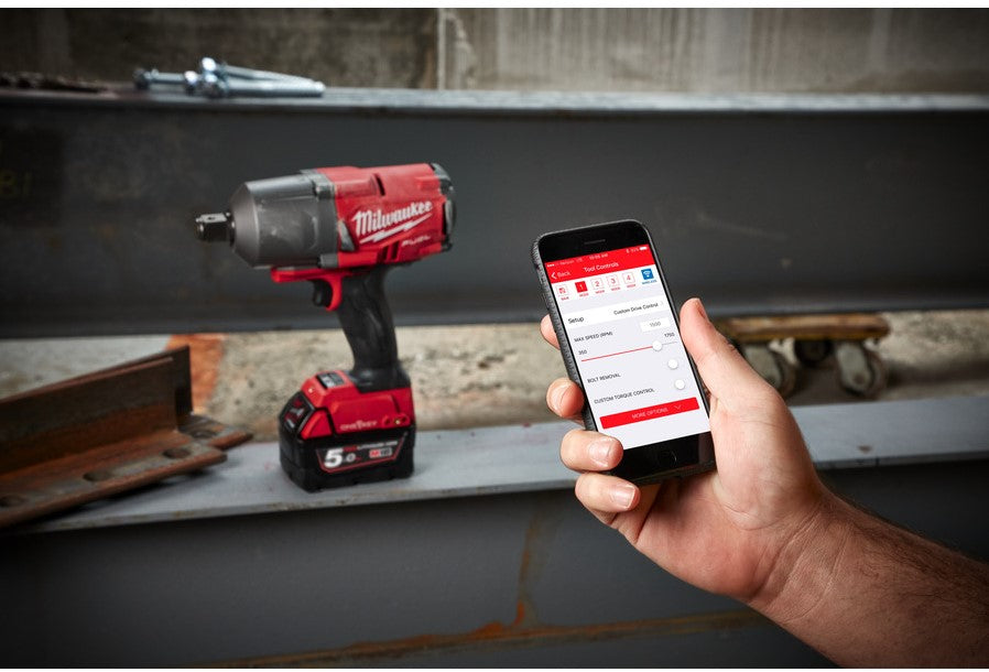 Milwaukee M18 ONEFHIWF34-502X Akku-Schlagschrauber 3/4"" mit Reibring 18V 5.0Ah Li-Ion M18 FUEL™ ONE-KEY™ in HD-Box - 4933459730