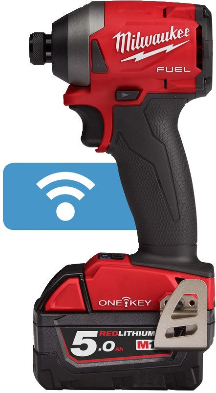 Milwaukee M18 ONEID2-502X Akku-Schlagschrauber 1/4"" Hex 18V 5.0Ah Li-Ion M18 FUEL™ ONE-KEY™ in HD-Box - 4933464091