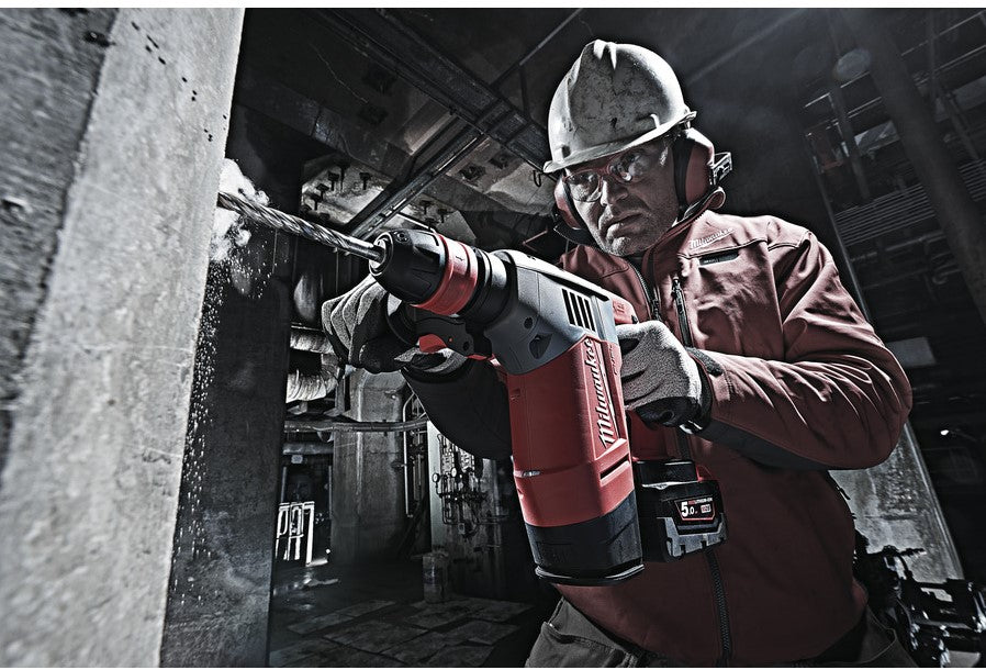 Milwaukee M28 CHPX-502X Cordless Hammer Drill SDS+ 28V 5.0Ah Li-Ion M28 FUEL™ in case- 4933448015