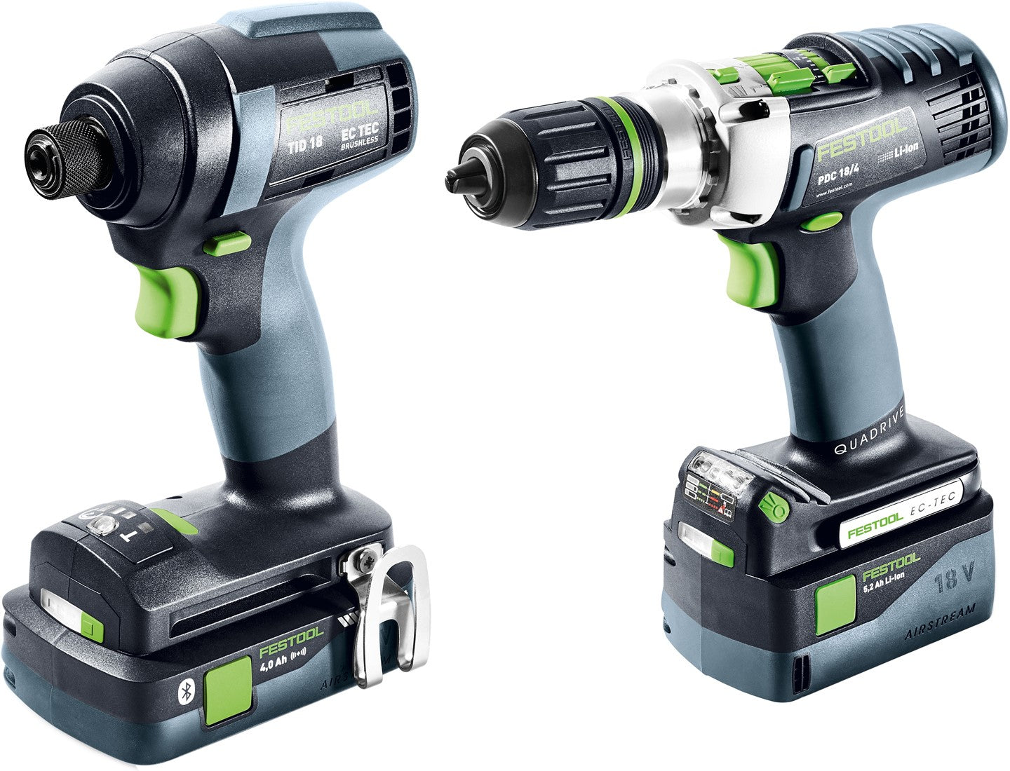 Festool TID18 5,2/4,0 I-Set PDC18 Accu Combiset Slagschroevendraaier + Klopboormachine 576488