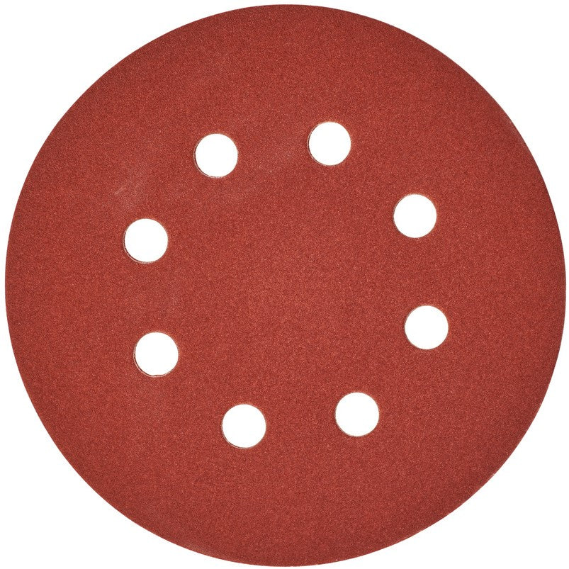 Milwaukee Schuurpapier voor excentrische schuurmachines Ø 125 mm - 8 gaten 125 mm H en L GR 180-25 st - 4932371399
