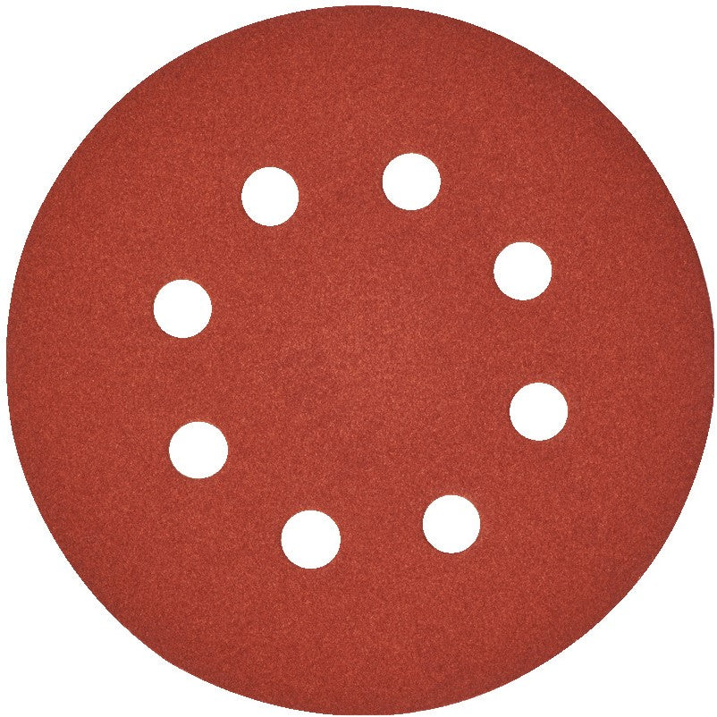 Milwaukee Sandpaper for eccentric sanders Ø 125 mm - 8 holes 125 mm H and L GR 180 - 5 pieces - 4932367744