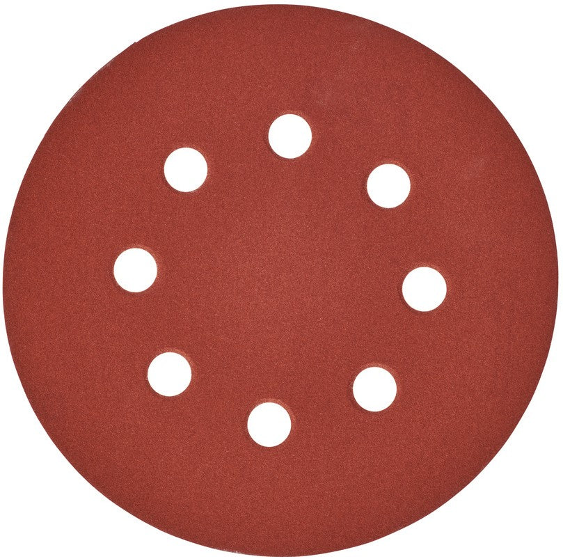 Milwaukee Schuurpapier voor excentrische schuurmachines Ø 125 mm - 8 gaten 125 mm H en L GR 240-25 st - 4932371400