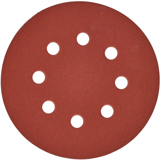 Milwaukee Schuurpapier voor excentrische schuurmachines Ø 125 mm - 8 gaten 125 mm H en L GR 240-25 st - 4932371400