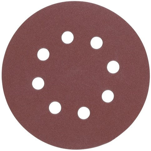 Milwaukee Sandpaper for eccentric sanders Ø 125 mm - 8 holes 125 mm H and L GR 240 - 5 pieces - 4932367745