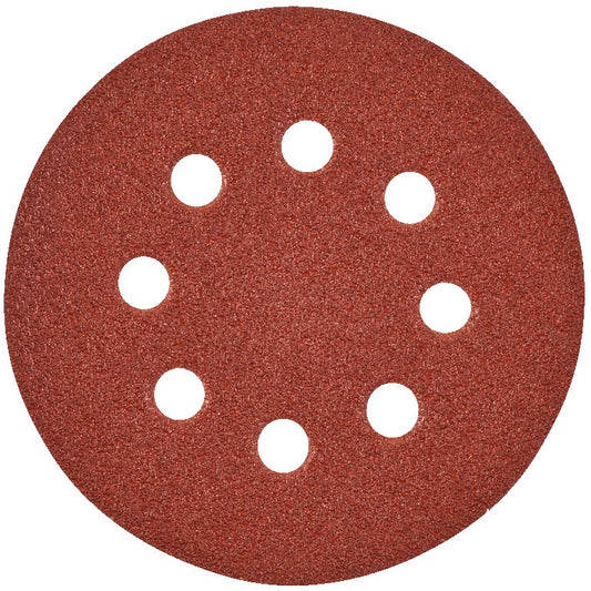 Milwaukee Schuurpapier voor excentrische schuurmachines Ø 125 mm - 8 gaten 125 mm H en L GR 60-25 stuks - 4932371396