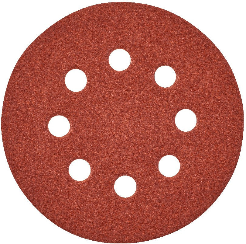 Milwaukee Schuurpapier voor excentrische schuurmachines Ø 125 mm - 8 gaten 125 mm H en L GR 80-25 stuks - 4932371397