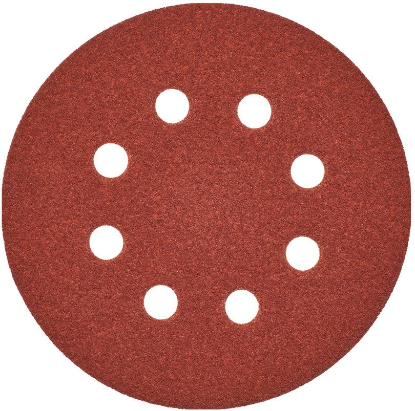Milwaukee Schuurpapier voor excentrische schuurmachines Ø 125 mm - 8 gaten 125 mm H en L GR 80-5 stuks - 4932367742