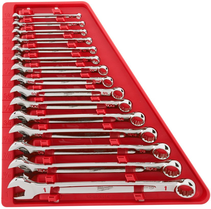 Milwaukee Combinatiesleutel sets 15 pct Maxbite Imperial Combinatie Spanner Set - 1 st - 48229415