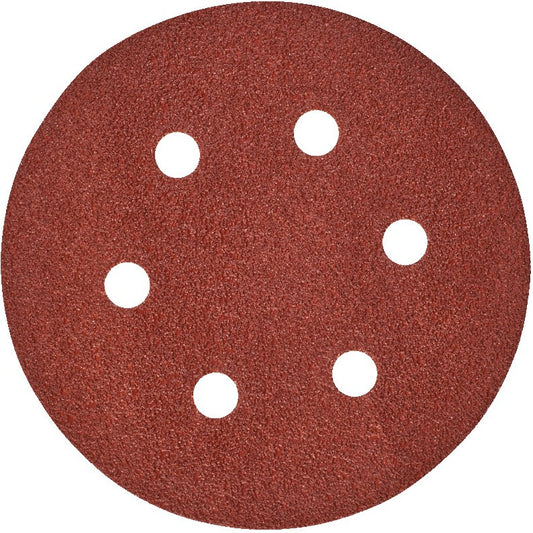 Milwaukee Schleifpapier für Exzenterschleifer Ø 150 mm - 6 Löcher 150 mm H und L GR 40-25 Stück - 4932371596
