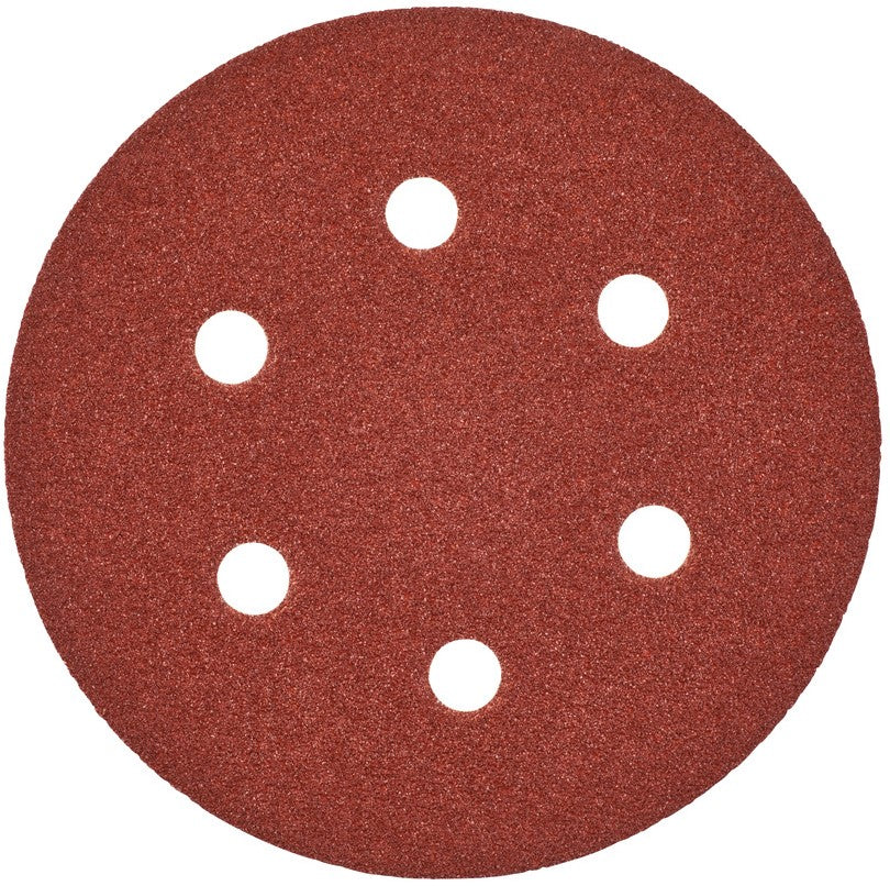 Milwaukee Schuurpapier voor excentrische schuurmachines Ø 150 mm - 6 gaten 150 mm H en L GR 40-5 stuks - 4932371590